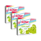 Sonic Gelatin Mix, Green Apple, 3.94 oz (Pack of 3) Sonic
