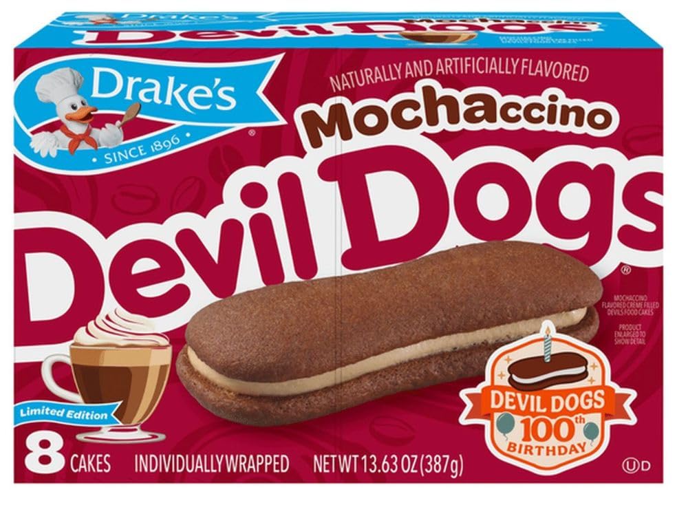 Drake's Mochaccino Devil Dogs, 13.63 oz Drake's