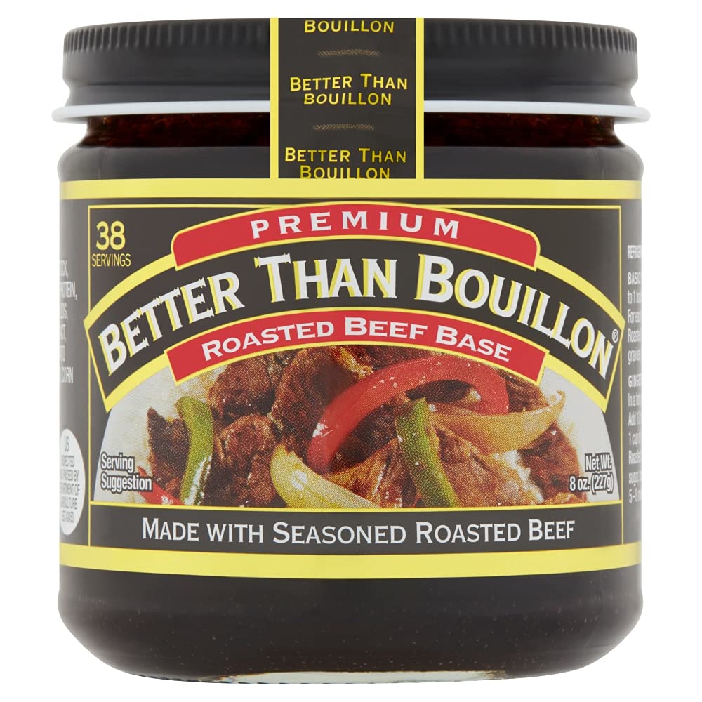 Better Than Bouillon Roasted Beef & Roasted Chicken Base, 8 oz (Pack of 2) Better Than Bouillon
