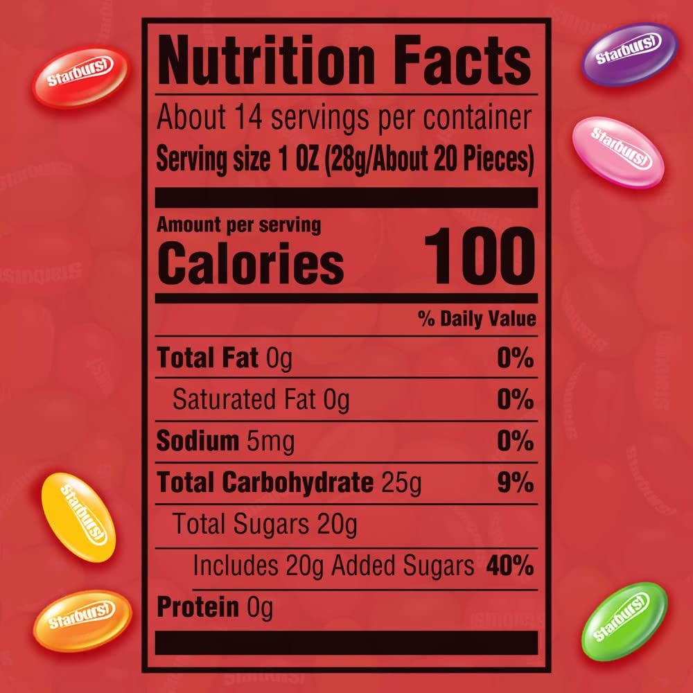 Starburst Jelly Bean Originals, 14 oz (Pack of 12) Starburst