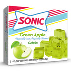 Sonic Gelatin Mix, Green Apple, 3.94 oz (Pack of 3) Sonic