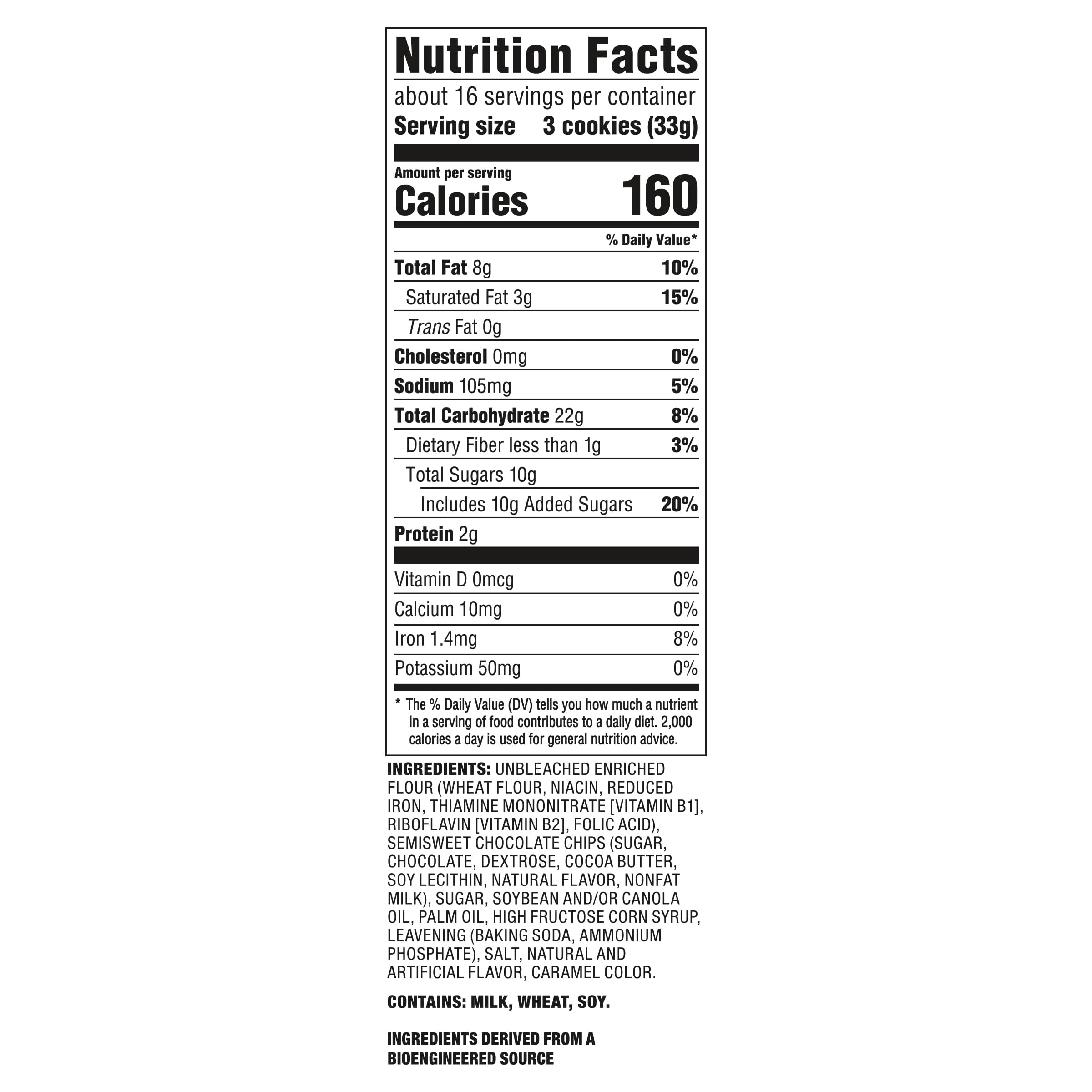 Chips Ahoy! Chocolate Chip Cookies- Family Size, 18.2oz Chips Ahoy!
