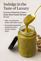 Nutty Fruity Dubai Chocolate Pistachio Cream with Kadaif, 21 oz Nutty Fruity