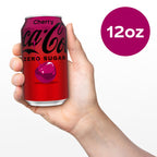 Coca-Cola Zero Sugar Cherry Soda, 12 fl oz (Pack of 12) Coca-Cola