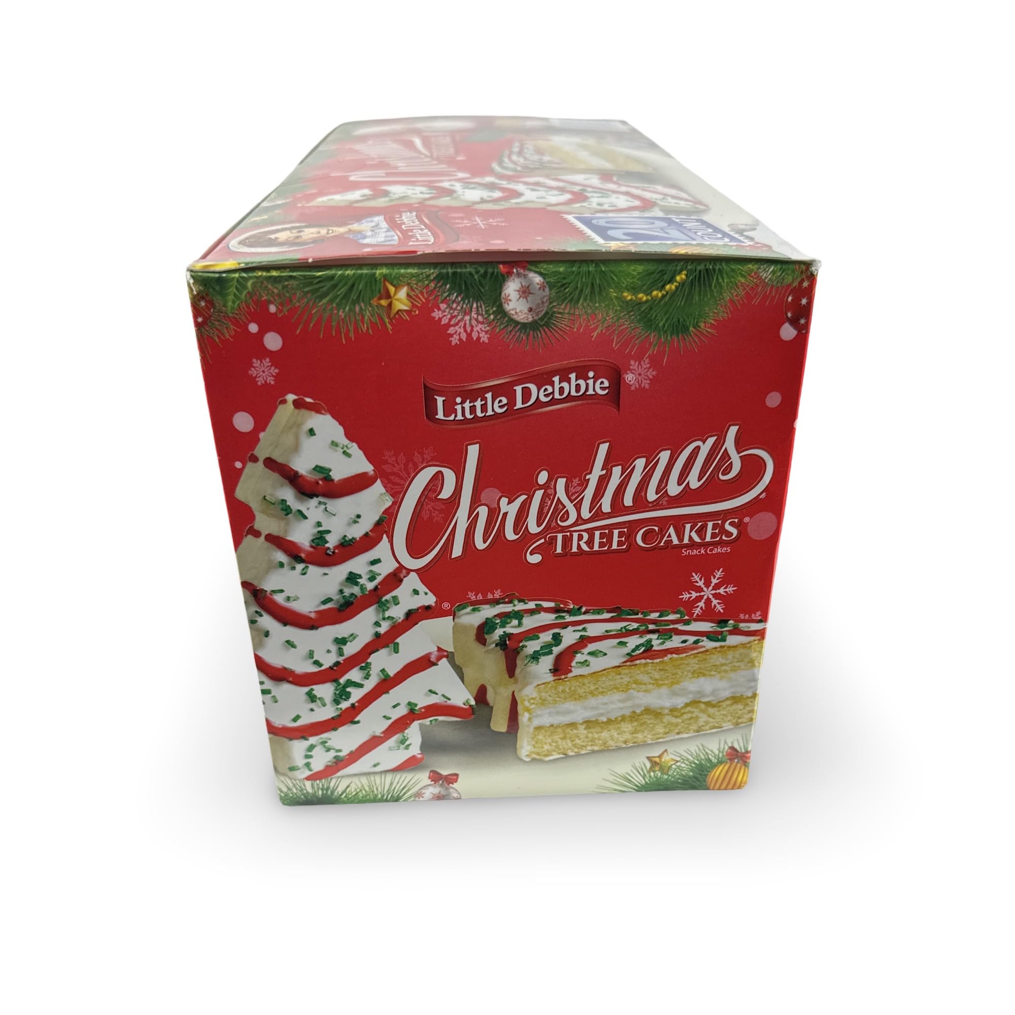 Little Debbie Christmas Tree Cakes Vanilla, 20 ct Little Debbie