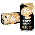 Dr Pepper Cream Soda Zero Sugar, 12 fl oz (Pack of 12) Dr Pepper