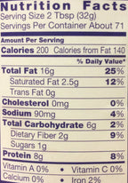 Adams Natural Crunchy Peanut Butter, 80 oz Adams