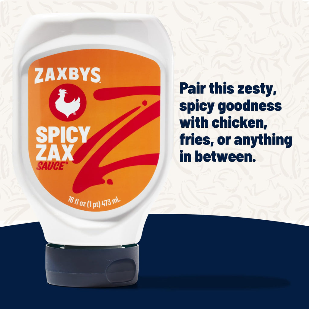 Zaxby's Spicy Zax Sauce, 16 oz (Pack of 2) Zaxby's