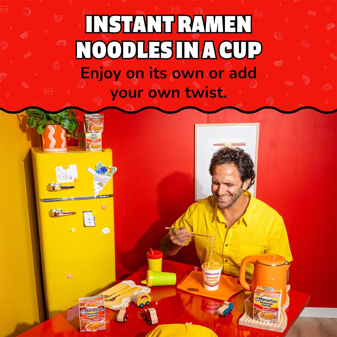 Maruchan Instant Lunch Ramen Noodles, 2.25 oz (Pack of 12)