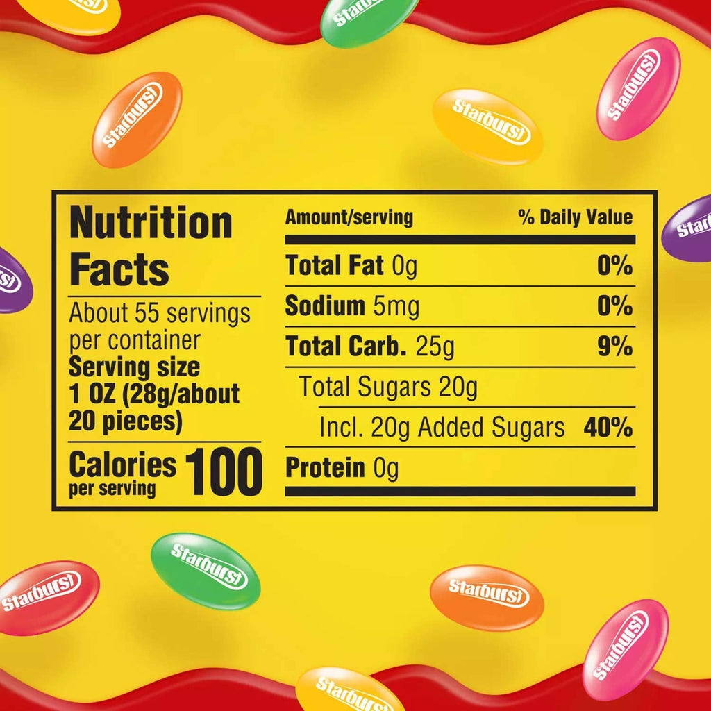 Starburst Original Fruit Flavors Jelly Beans, 54 oz Starburst