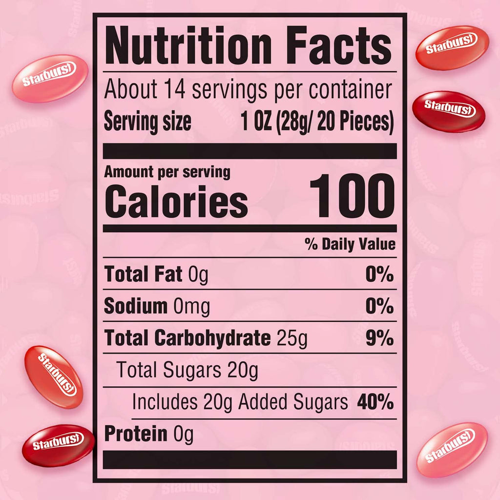 Starburst Red Jelly Beans, 14 oz Starburst