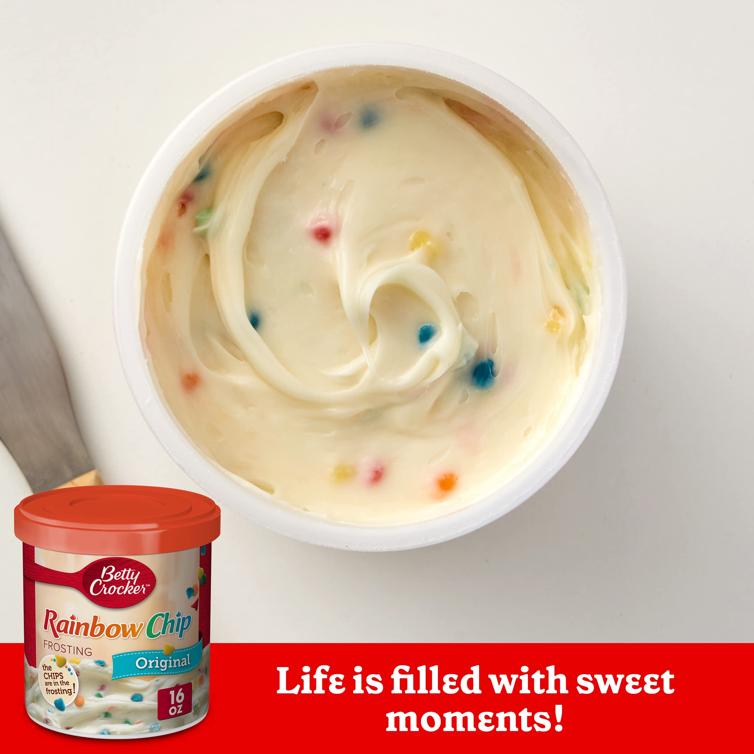 Betty Crocker Gluten Free Rainbow Chip Frosting, 16 oz Betty Crocker