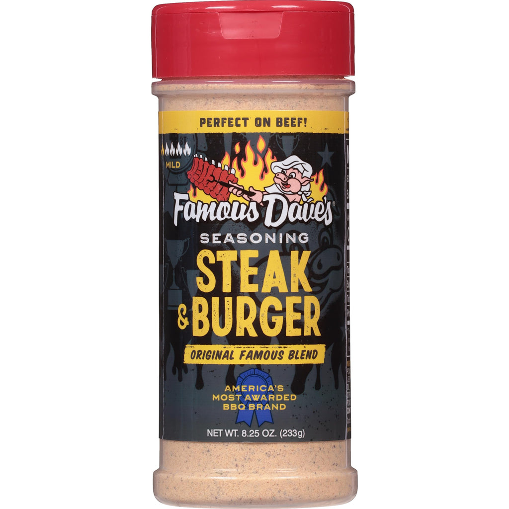 Famous Dave's Steak and Burger Seasoning, 8.25 Ounce