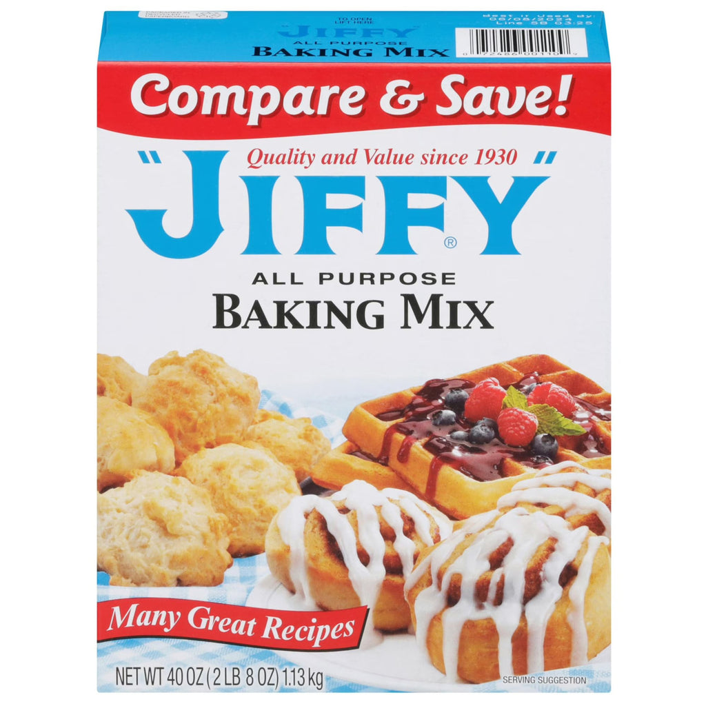 Jiffy All Purpose Baking Mix, Cholesterol Free, 40 oz