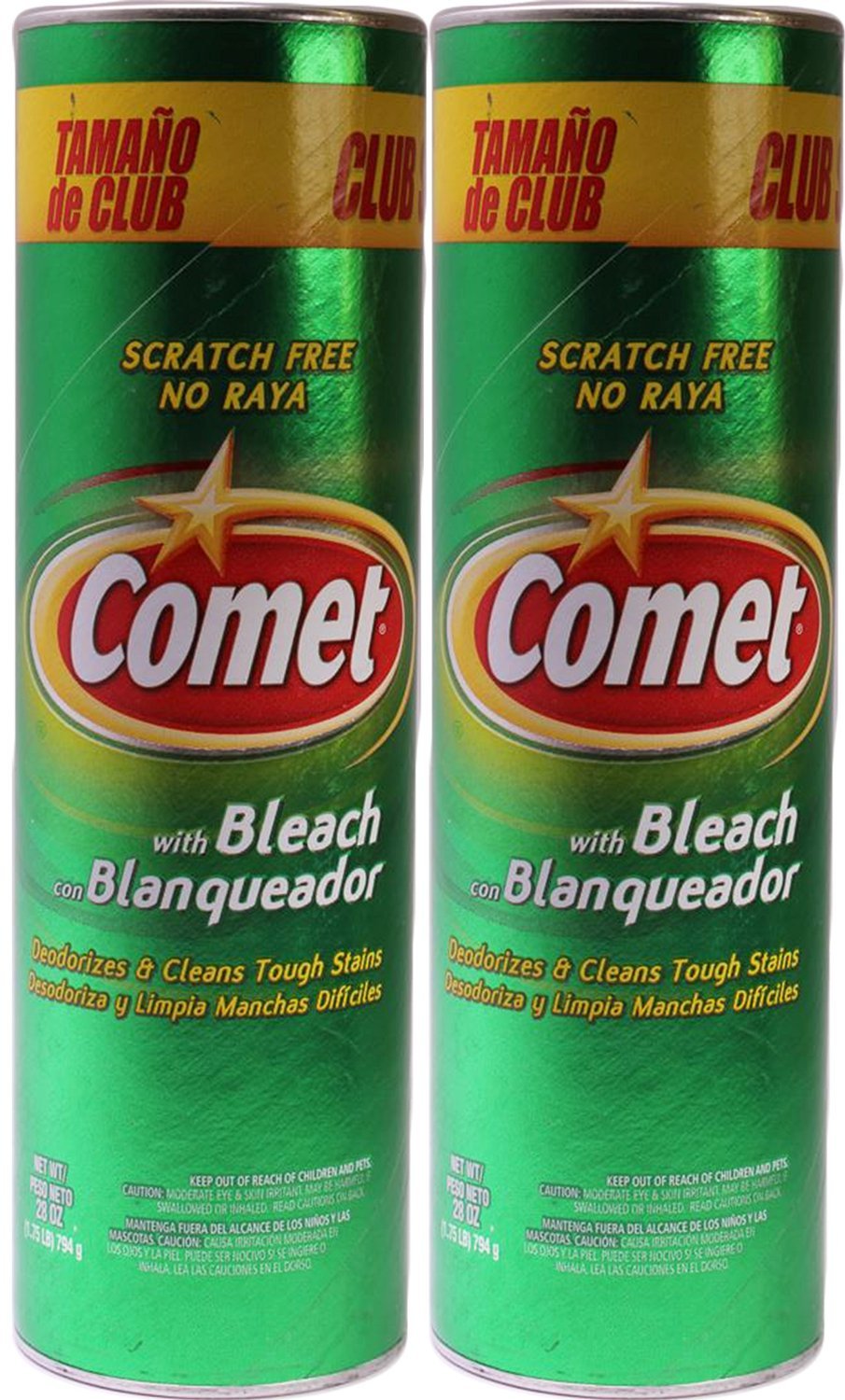 Comet Cleanser with Bleach, 28 oz (Pack of 2) Comet