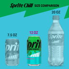 Sprite Chill Zero Sugar Cherry Lime Soda, 12 fl oz (Pack of 12) Sprite
