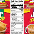 Jif To Go Creamy Peanut Butter, 12 ct Cups Jif