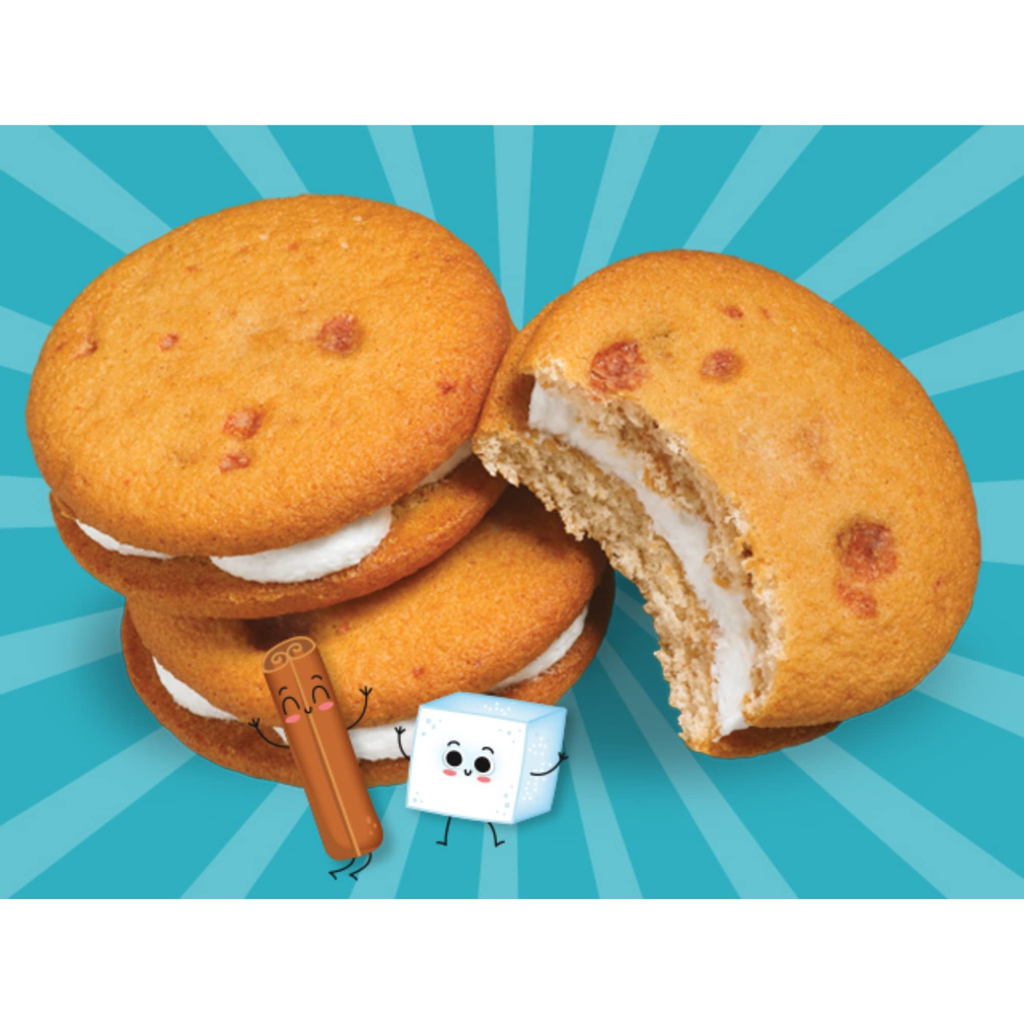 Little Debbie Snickerdoodle Creme Pies, 9.57 oz (Pack of 4) Little Debbie