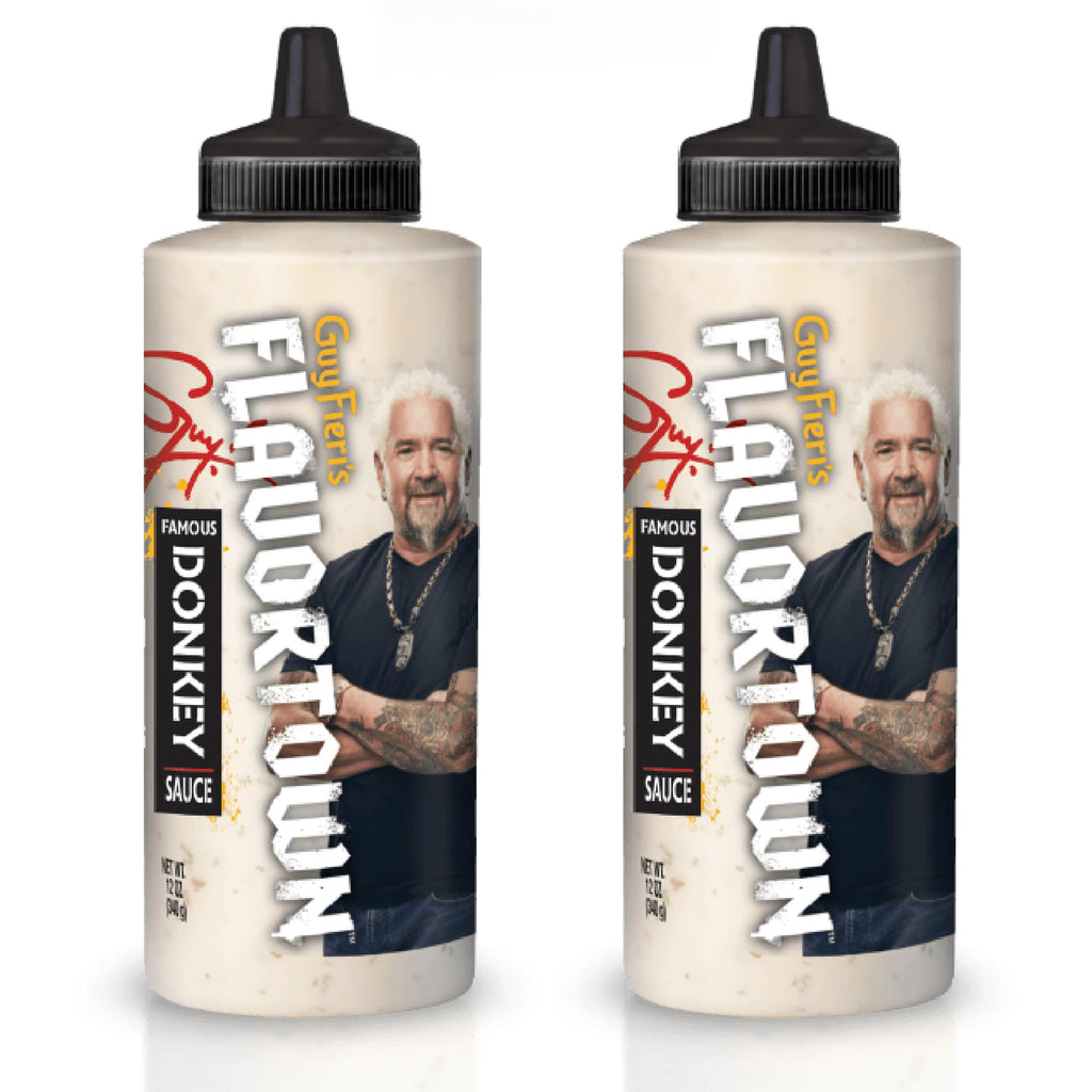 Guy Fieri Flavortown Donkey Sauce Garlic Aioli, 12 oz (Pack of 2) Guy Fieri