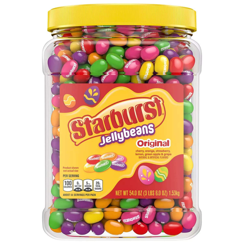 Starburst Original Fruit Flavors Jelly Beans, 54 oz Starburst