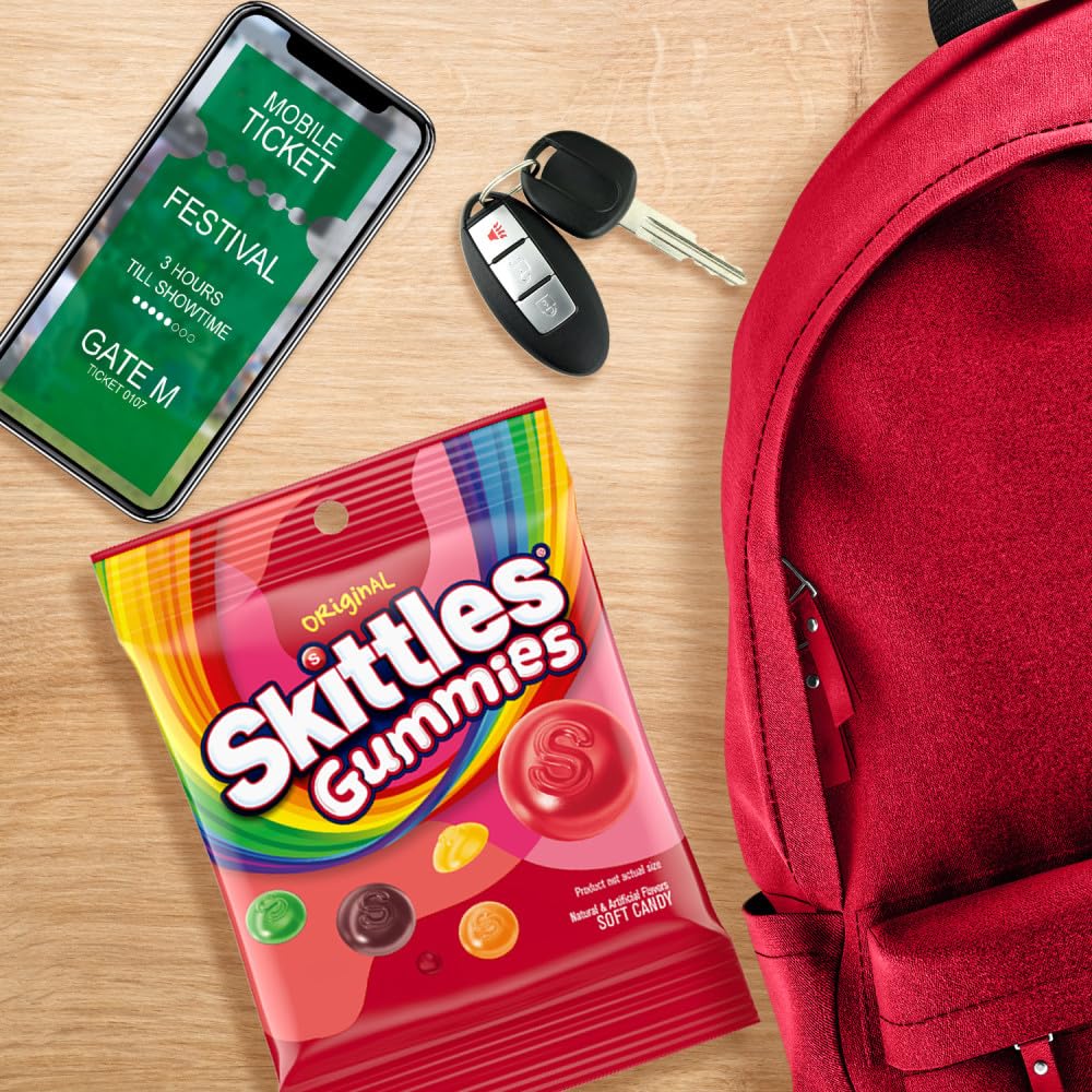 Skittles Sour Gummies, 5.8 Oz (Pack of 12) Skittles