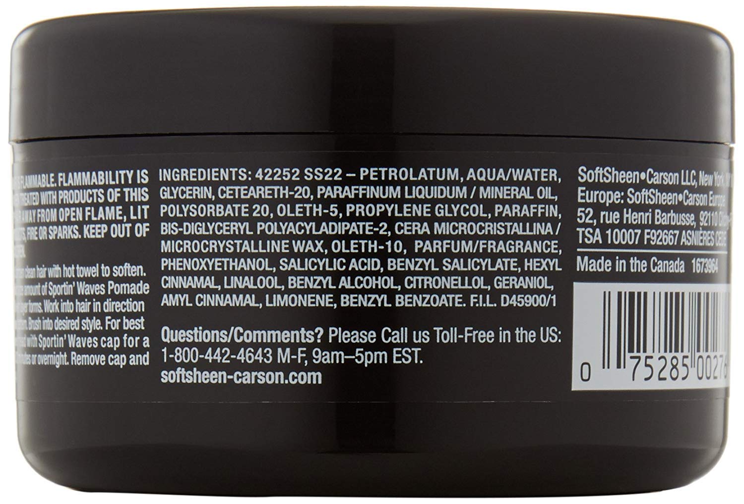 Sportin' Waves Gel Pomade, 3.5 oz (Pack of 2) Sportin' Waves