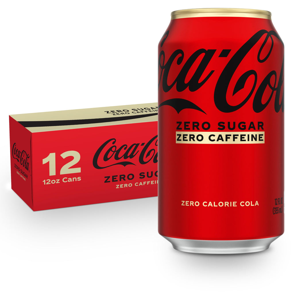Coca-Cola Zero Caffeine Free, 12 oz (Pack of 12) Coke Zero