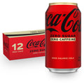 Coca-Cola Zero Caffeine Free, 12 oz (Pack of 12) Coke Zero