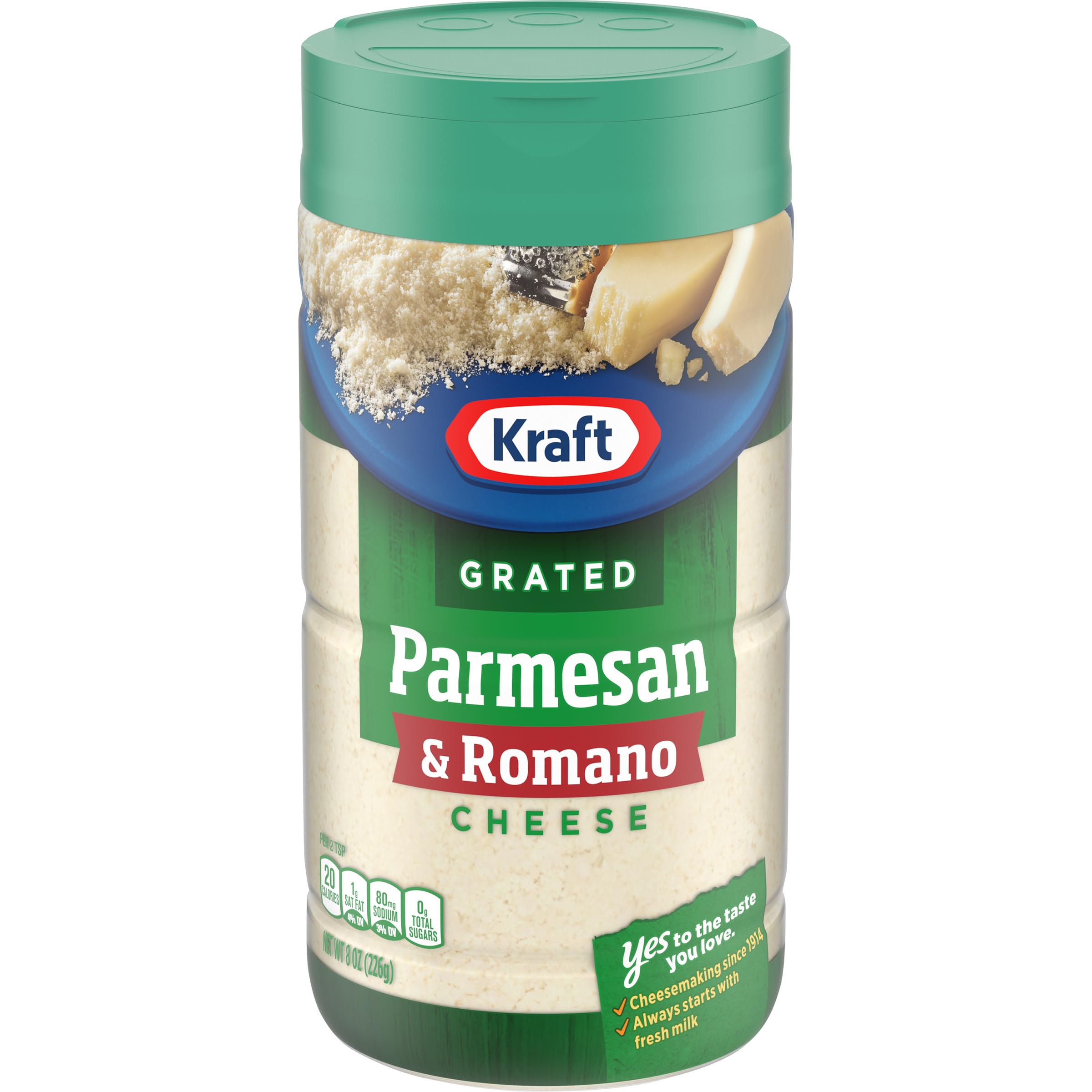 Kraft Grated Parmesan Cheese Shaker, 8 oz Kraft