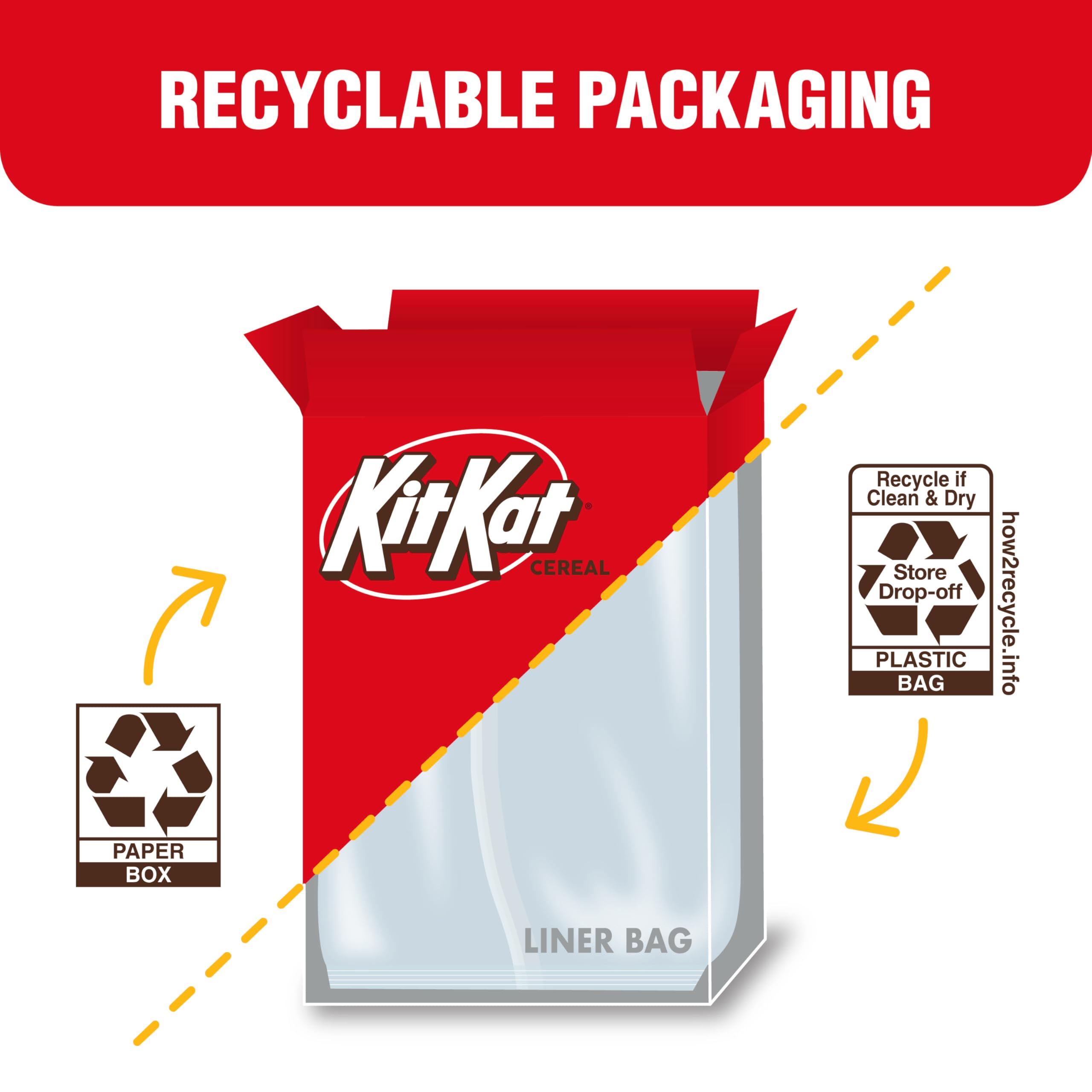 Kit Kat Chocolatey Breakfast Cereal, 19.5 oz Kit Kat