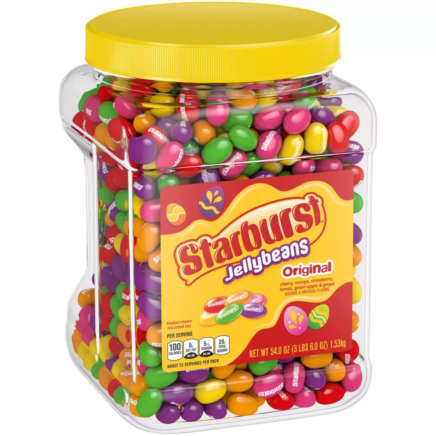 Starburst Original Fruit Flavors Jelly Beans, 54 oz Starburst