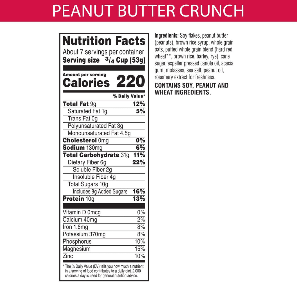Kashi GO Peanut Butter Crunch Cereal, 13.2 oz Kashi