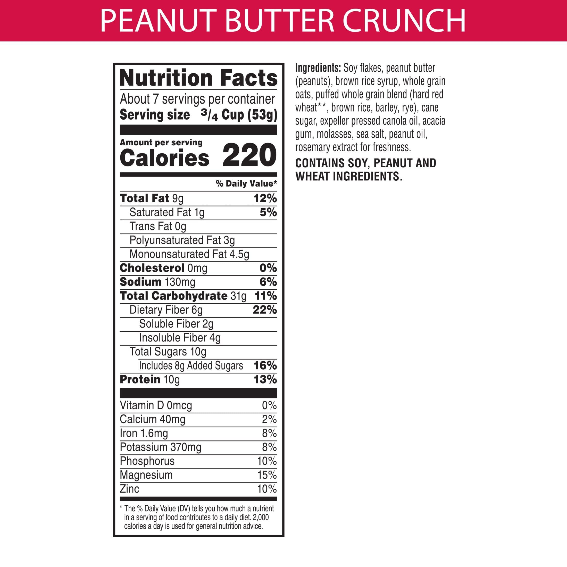 Kashi GO Peanut Butter Crunch Cereal, 13.2 oz Kashi