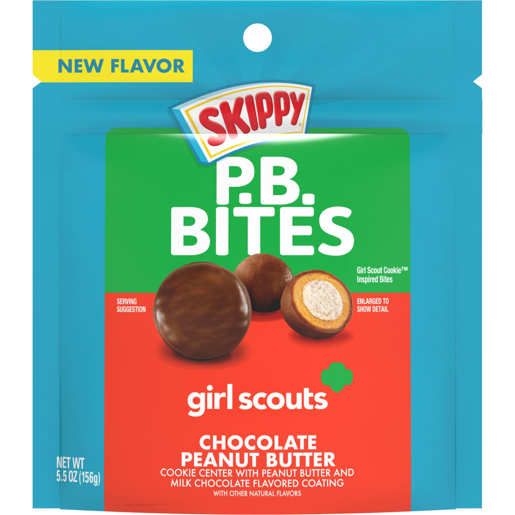 Skippy Bites Girl Scouts Chocolate Peanut Butter, 5.5 oz Skippy