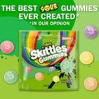 Skittles Sour Gummies Chewy Candy Assortment, 12 oz Skittles