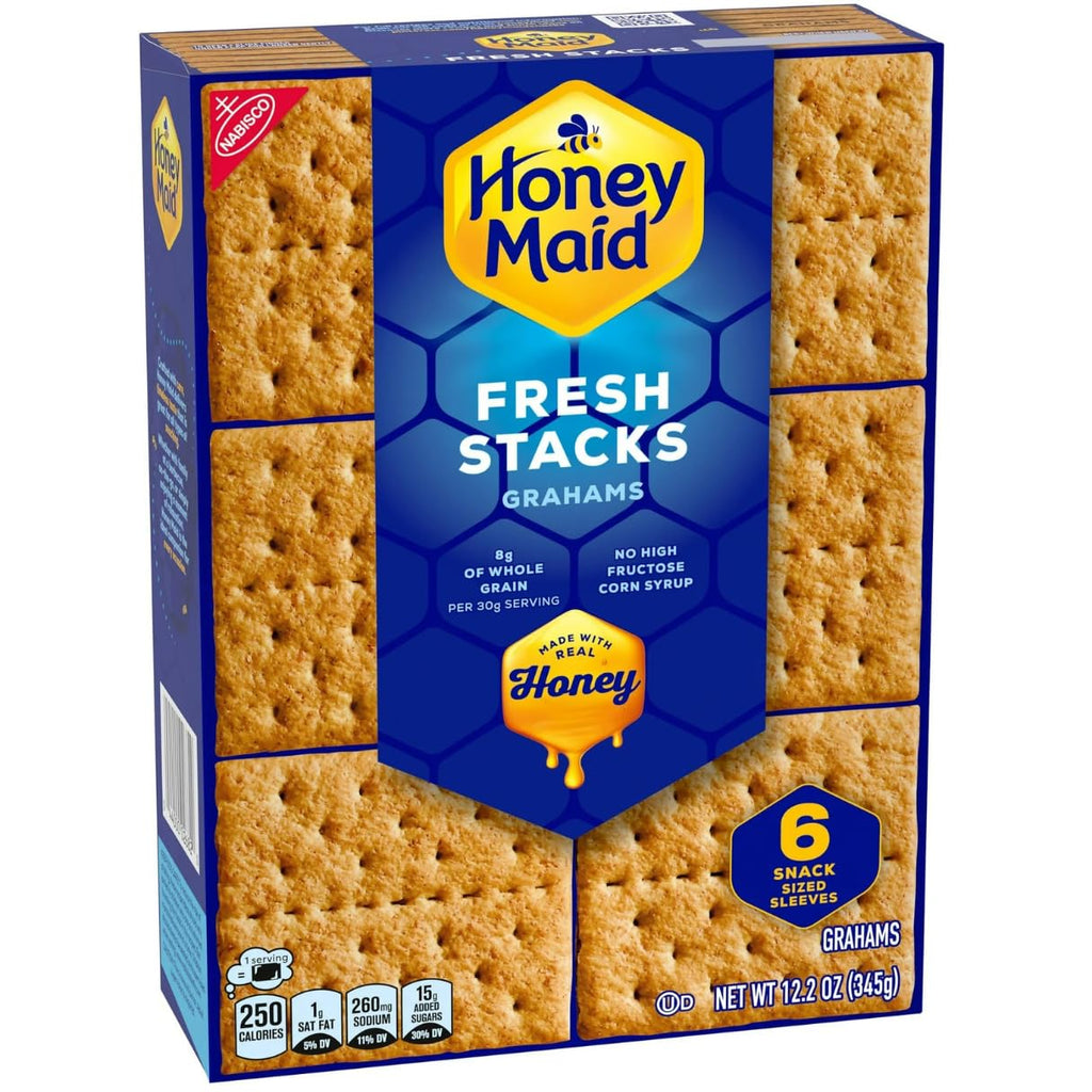 Honey Maid Honey Graham Crackers, Fresh Stacks (Pack of 3) Honey Maid