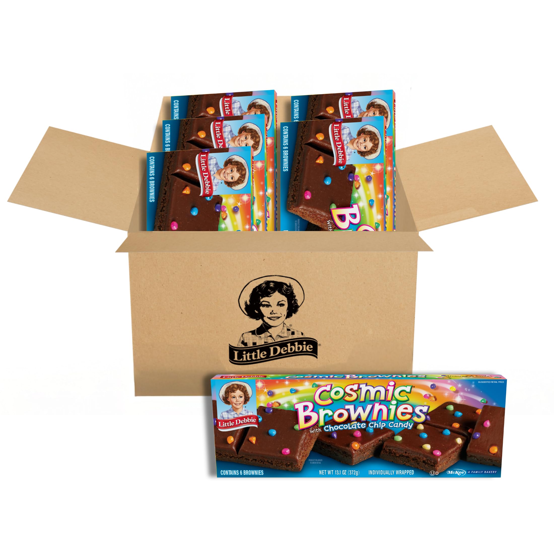 Little Debbie Cosmic Brownies, 36 ct (Pack of 6) Little Debbie