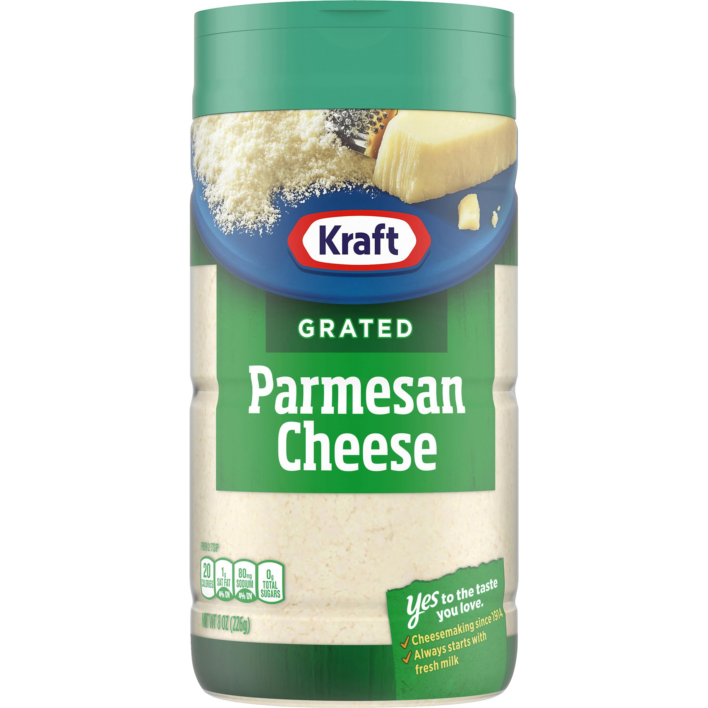 Kraft Grated Parmesan Cheese Shaker, 8 oz Kraft