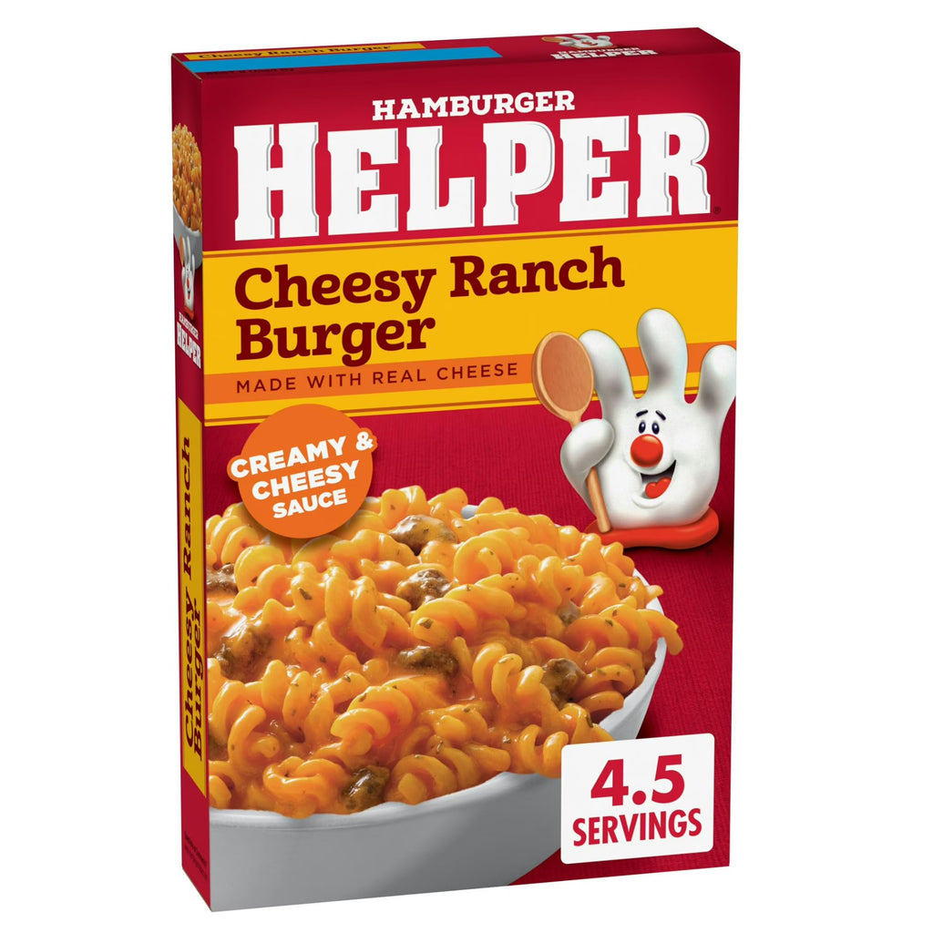 Hamburger Helper Skillet Dinner Mix, 2 Boxes per Pack, 10 Flavors