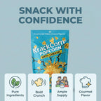 KrackCorn Cheddar Cheese & Caramel Popcorn, 8.5 oz