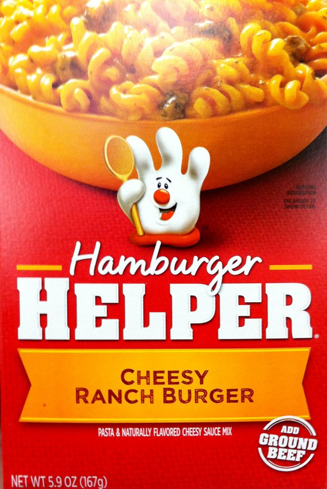 Betty Crocker Hamburger Helper Cheesy Ranch Burger, 5.9 oz (Pack of 2) Betty Crocker