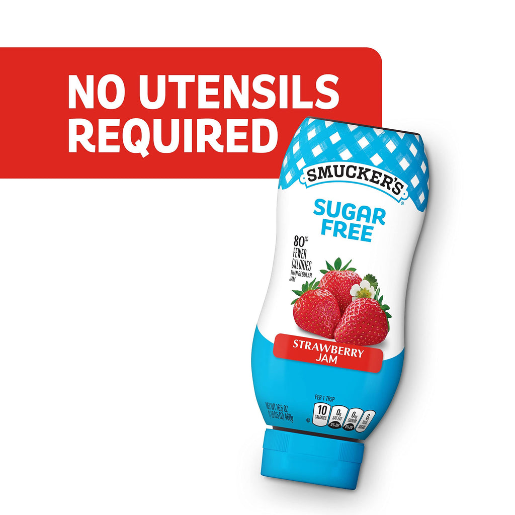 Smucker's Squeeze Sugar Free Strawberry Jam, 16.5 oz Smucker's
