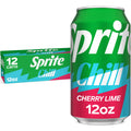 Sprite Chill Cherry Lime, 12 fl oz (Pack of 12) Sprite