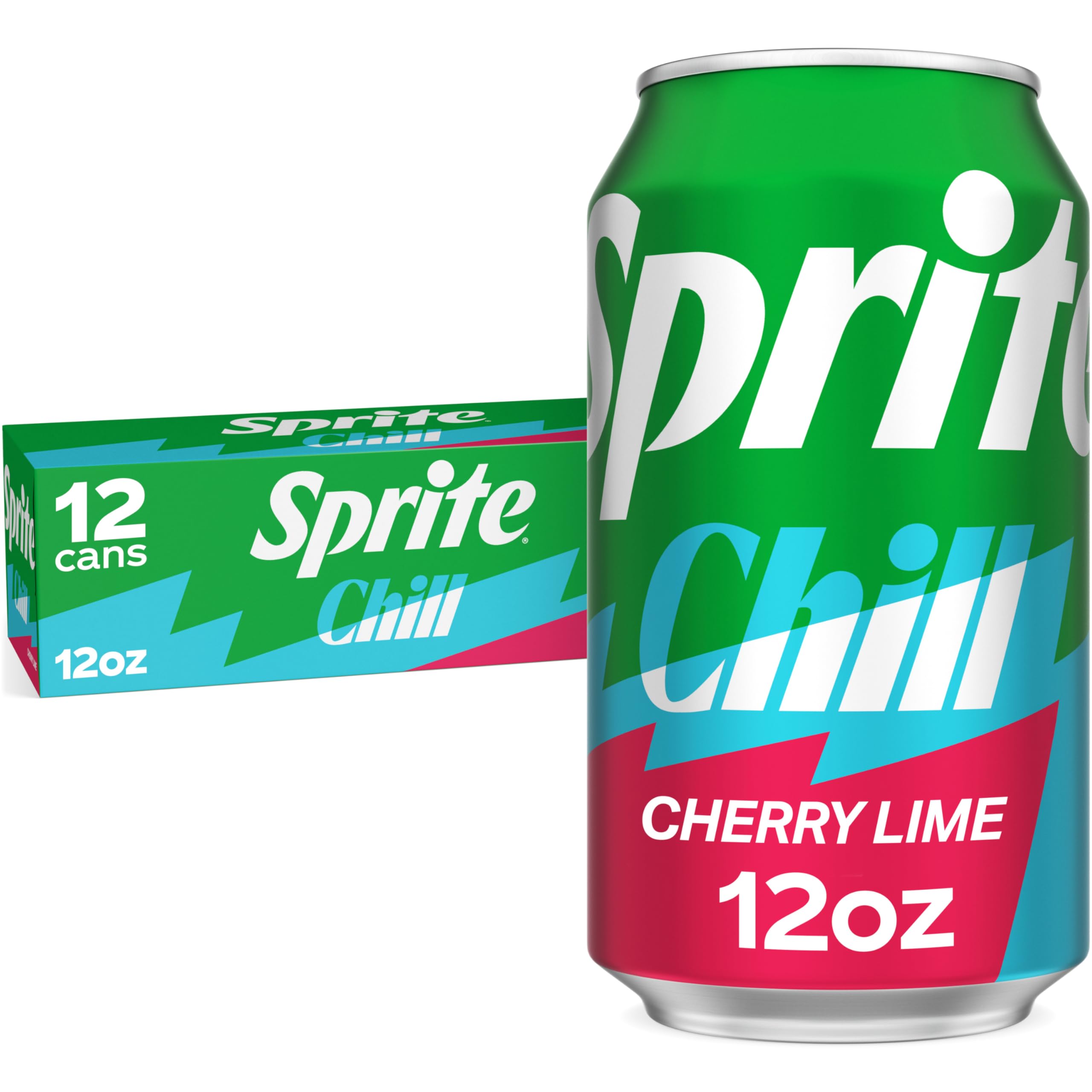 Sprite Chill Cherry Lime, 12 fl oz (Pack of 12) Sprite