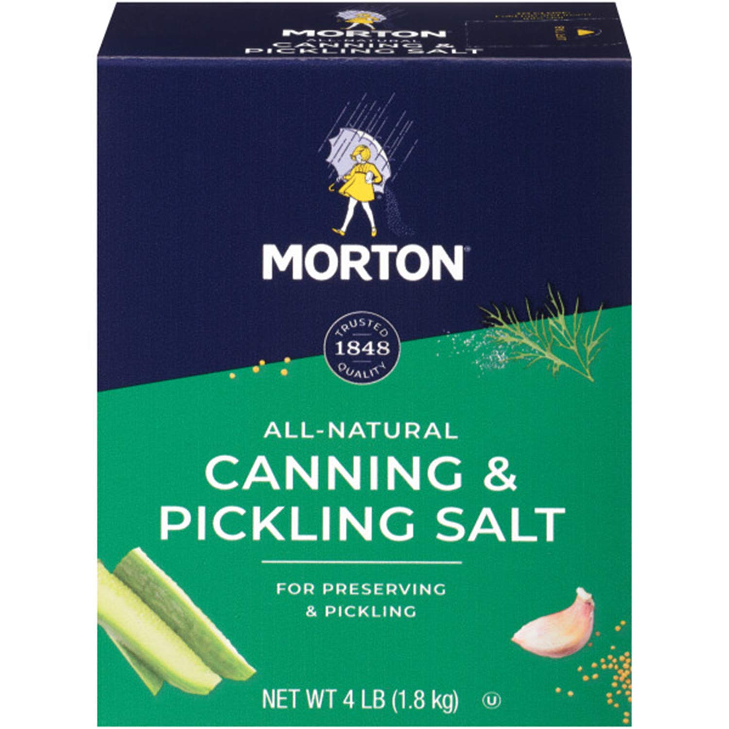 Morton Canning and Pickling Salt, 4 lb Morton