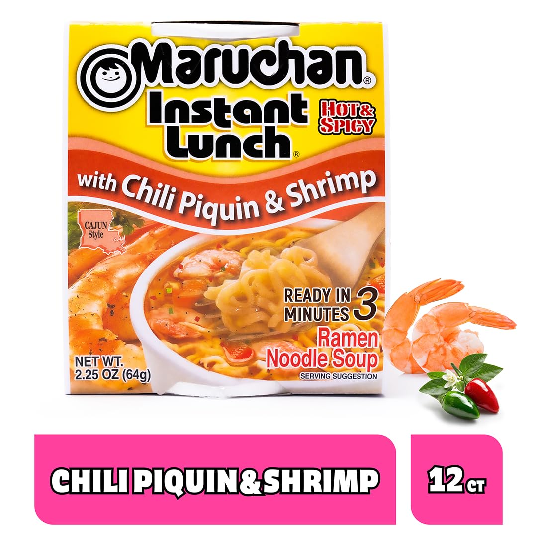Maruchan Instant Lunch Ramen Noodles, 2.25 oz (Pack of 12)
