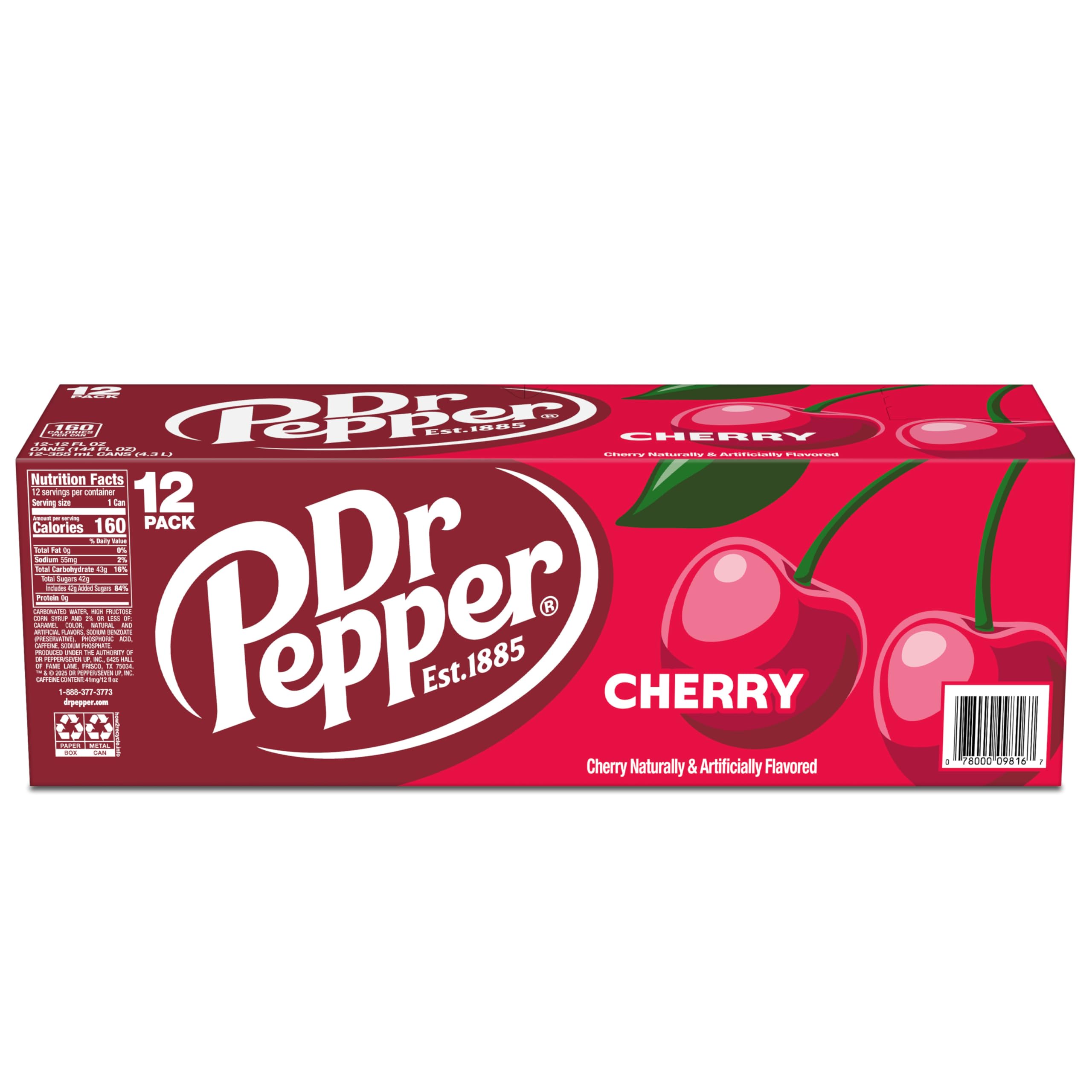 DR PEPPER, 12 fl oz Cans (12 Pack)