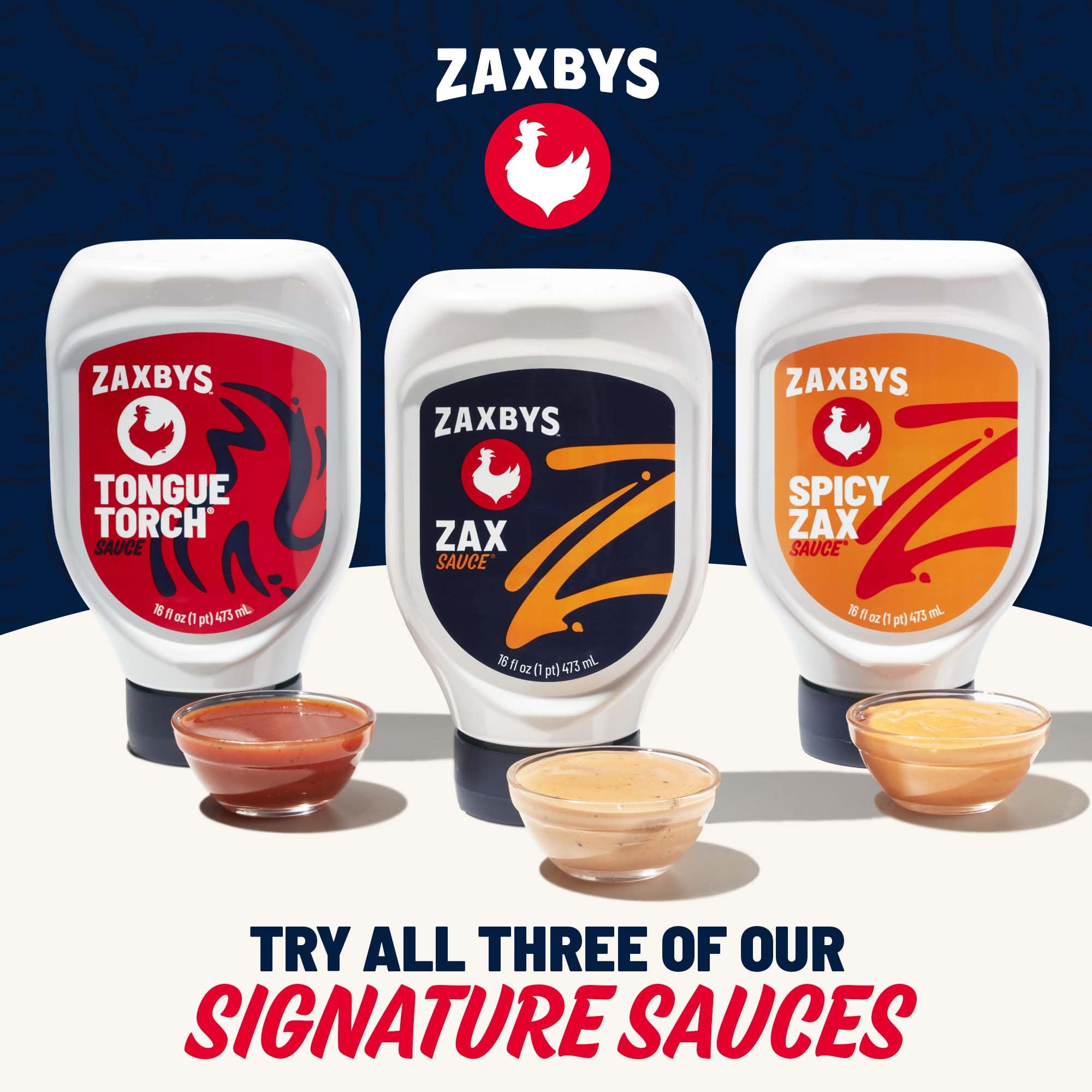 Zaxby's Spicy Zax Sauce, 16 oz (Pack of 2) Zaxby's