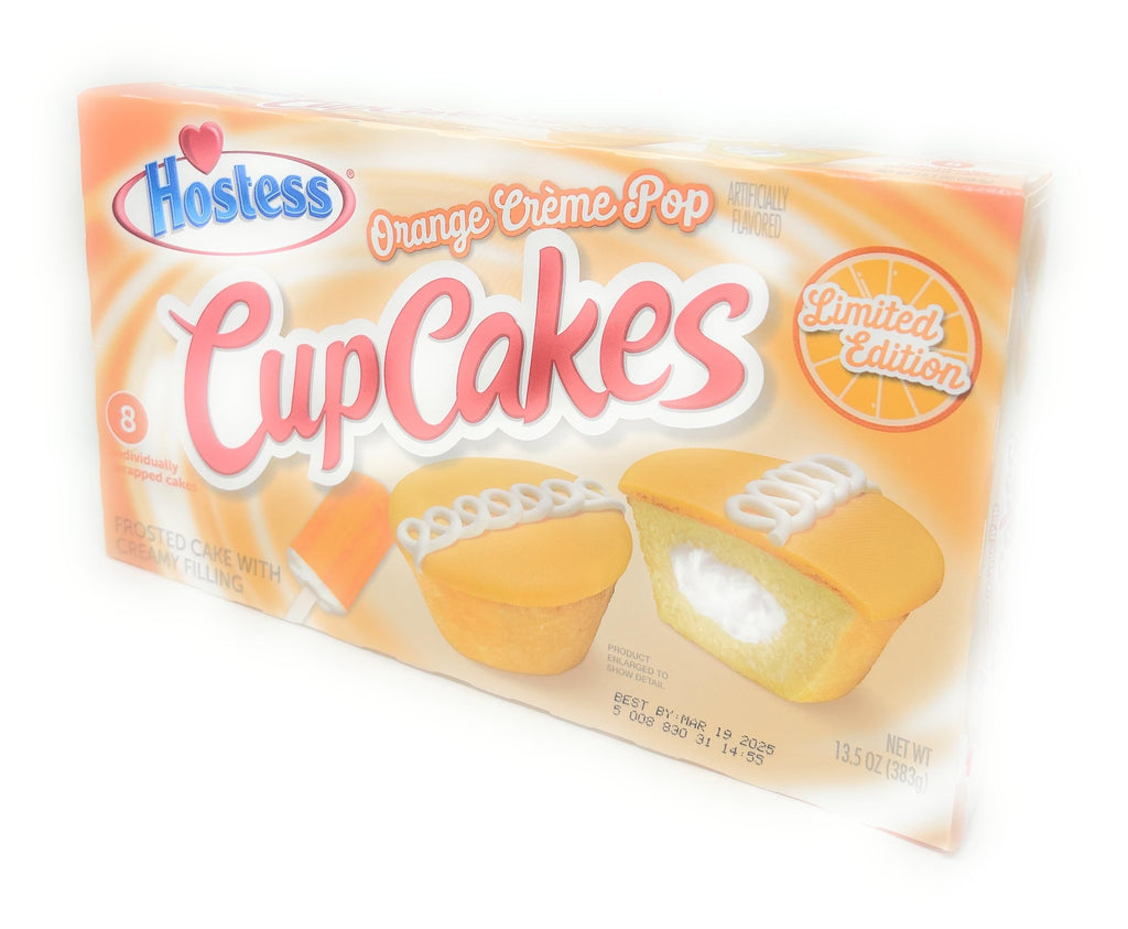 Hostess Orange Creme Pop Cupcakes, 8 ct Hostess
