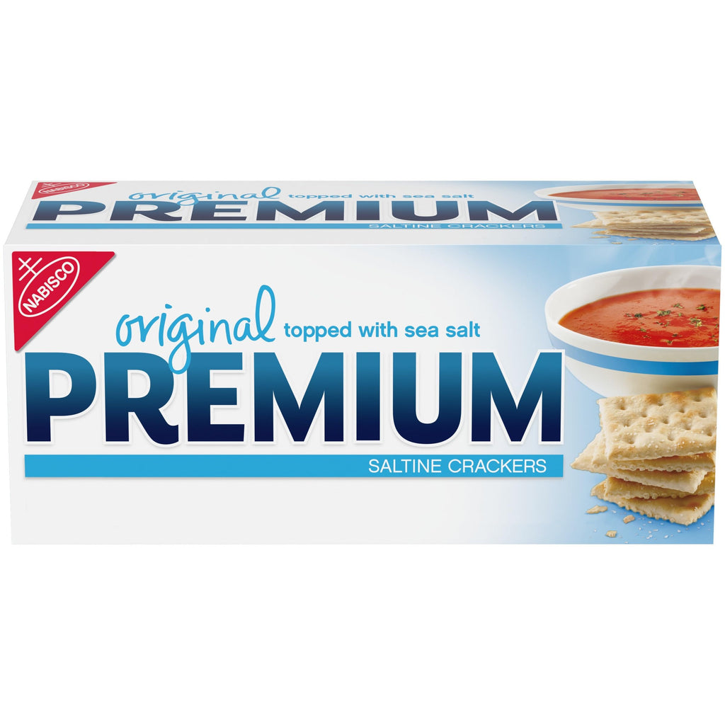 Premium Original Saltine Crackers, 16 oz Premium